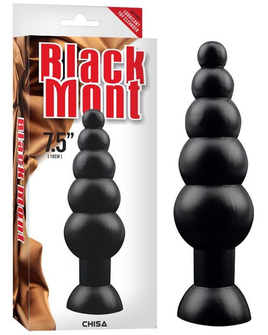 Анальна пробка - Black Mont Large Anal Bead 7.5 Анальна пробка - Black Mont Large Anal Bead 7.5