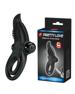Ерекційне кільце - Pretty Love Vibrant Penis Ring Black