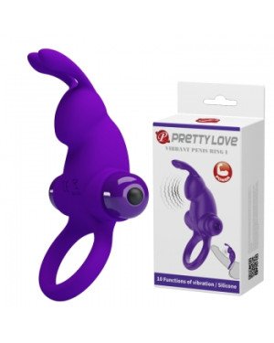 Ерекційне кільце - Pretty Love Vibrant Penis Ring I Purple