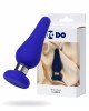 Анальна пробка ToDo By Toyfa Сlassic, силікон, синя, 11,5 см, ø 3,7 см