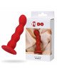 Анальний фалоімітатор ToDo By Toyfa Favorite, силікон, червоний, 13 см, ø 2,8 см Анальний фалоімітатор ToDo By Toyfa Favorite, силікон, червоний, 13 см, ø 2,8 см