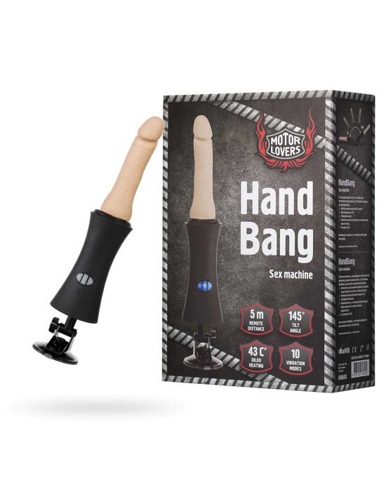 Секс-машина Handbang, Motorlovers, ABS, чорний, 44 см Секс-машина Handbang, Motorlovers, ABS, чорний, 44 см