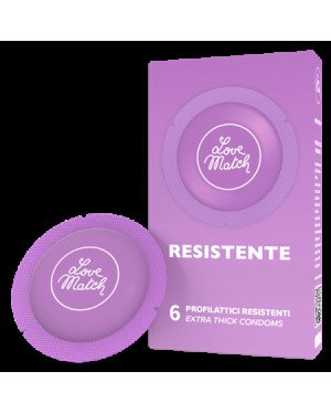 Презервативи - Resistente (Strong), 54 мм, 6 шт.
