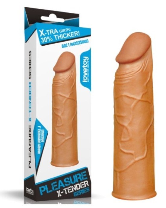 Насадка на член - Pleasure X-Tender Penis Sleeve Add 1 Насадка на член - Pleasure X-Tender Penis Sleeve Add 1