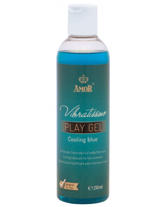 Лубрикант - Vibratissimo Cooling Blue, 250 мл Лубрикант - Vibratissimo Cooling Blue, 250 мл