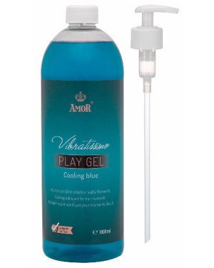 Лубрикант - Vibratissimo Cooling Blue, 1000 мл Лубрикант - Vibratissimo Cooling Blue, 1000 мл
