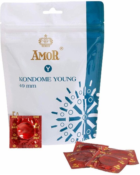 Презервативи - Amor Young, 50 шт. Презервативи - Amor Young, 50 шт.