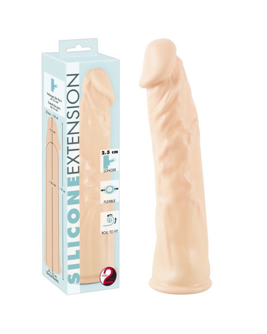 Насадка на член - Silicone Extension Flesh Насадка на член - Silicone Extension Flesh