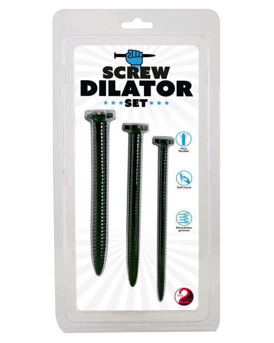 Стимулятори уретри - Screw Dilator Set Стимулятори уретри - Screw Dilator Set