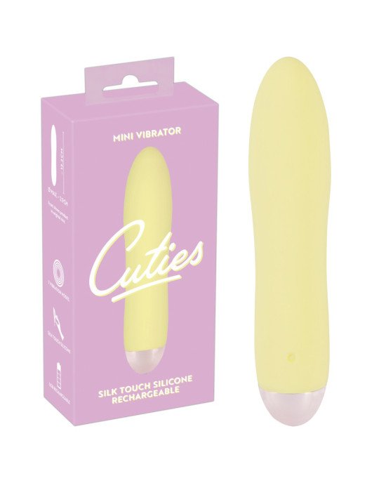 Вібратор - Cuties Mini Vibrator Yellow Вібратор - Cuties Mini Vibrator Yellow