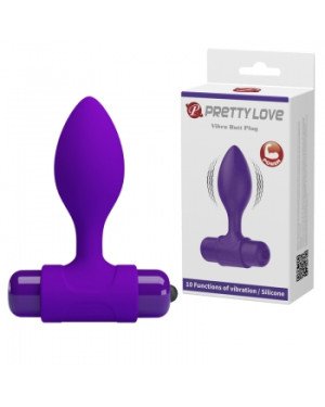 Анальна пробка - Pretty Love Vibra Butt Plug Purple