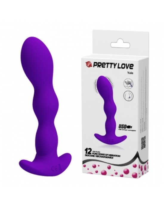 Анальна пробка - Pretty Love Yale Anal Plug Purple Анальна пробка - Pretty Love Yale Anal Plug Purple