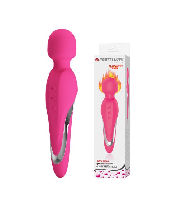 Вібратор - Pretty Love Micheal Heat Massager Pink