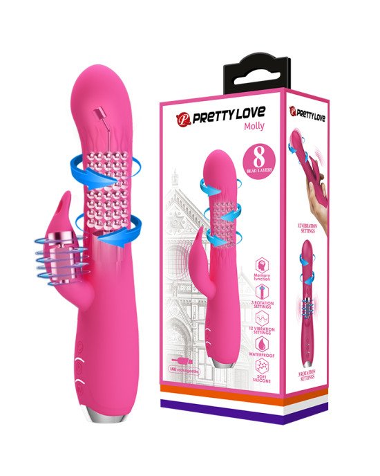 Вібратор - Pretty Love Molly Vibrator Pink Вібратор - Pretty Love Molly Vibrator Pink