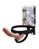 Страпон - Ultra Passionate Harness Dual Penis Strap On Flesh Страпон - Ultra Passionate Harness Dual Penis Strap On Flesh