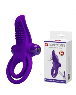 Ерекційне кільце - Pretty Love Vibrant Penis Ring Purple