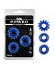 Ерекційні кільця - GK Power Gear Up Rings Blue Ерекційні кільця - GK Power Gear Up Rings Blue