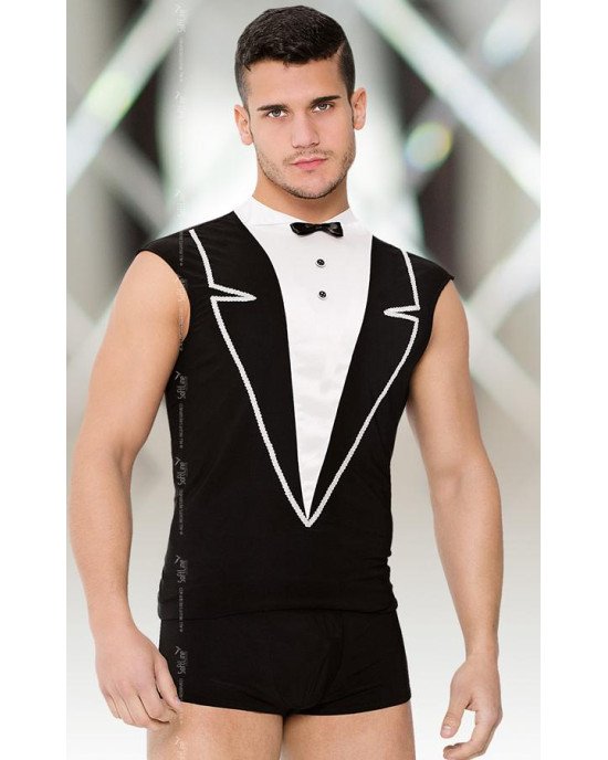 Рольовий костюм - Shirt and Shorts 4604, black XL Рольовий костюм - Shirt and Shorts 4604, black XL