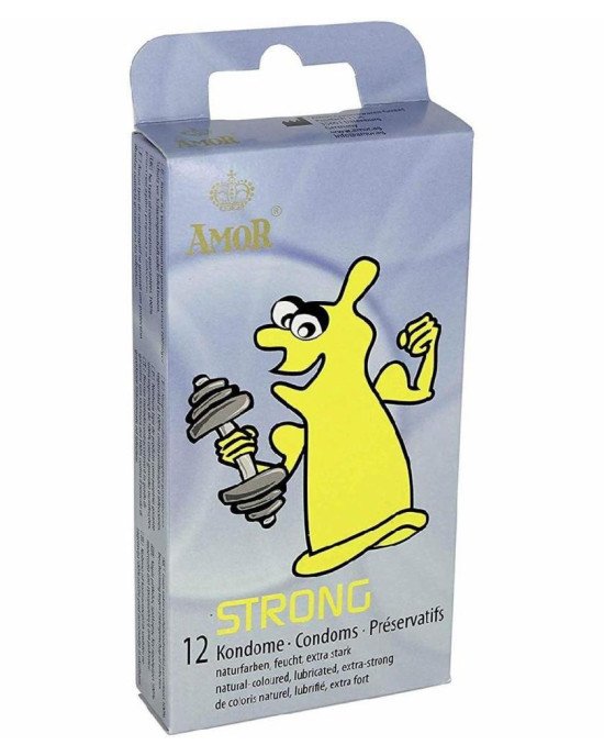 Презервативи - Amor Strong, 12 шт. Презервативи - Amor Strong, 12 шт.