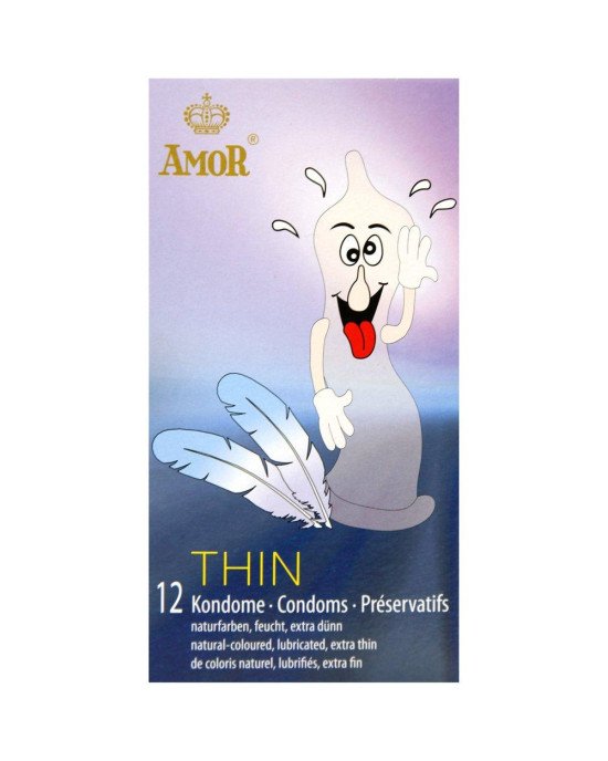 Презервативи - Amor Thin, 12 шт. Презервативи - Amor Thin, 12 шт.