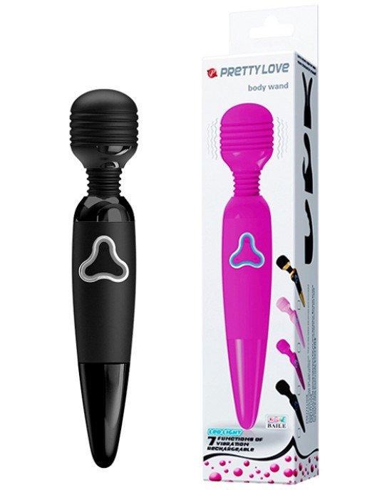 Вібратор - Pretty Love Body Wand Black Вібратор - Pretty Love Body Wand Black