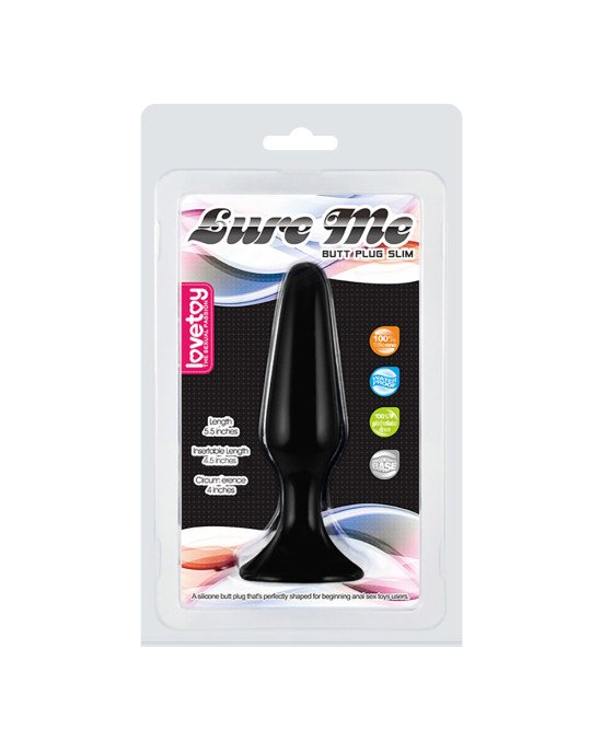 Анальна пробка - Lure Me Butt Plug L Black Анальна пробка - Lure Me Butt Plug L Black