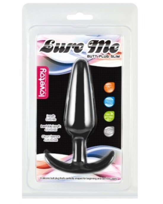 Анальна пробка - Lure Me Butt Plug L Black Анальна пробка - Lure Me Butt Plug L Black
