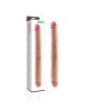 Двосторонній фалоімітатор - King-Sized Realistic Slim Ultra Double Dildo 17