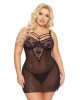 Пеньюар - Aldona, black XL Пеньюар - Aldona, black XL