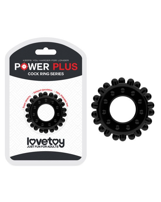 Ерекційне кільце - Power Plus Cockring 2 Black Ерекційне кільце - Power Plus Cockring 2 Black