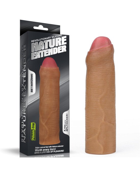 Насадка на член - Revolutionary Silicone Nature Extender Add 1