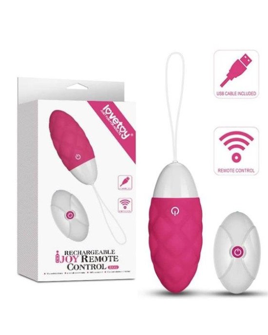 Віброяйце - IJOY Rechargeable Remote Control Egg Pink Віброяйце - IJOY Rechargeable Remote Control Egg Pink