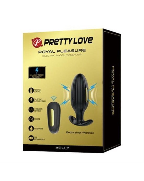 Анальна пробка - Pretty Love Royal Pleasure Kelly Black Анальна пробка - Pretty Love Royal Pleasure Kelly Black