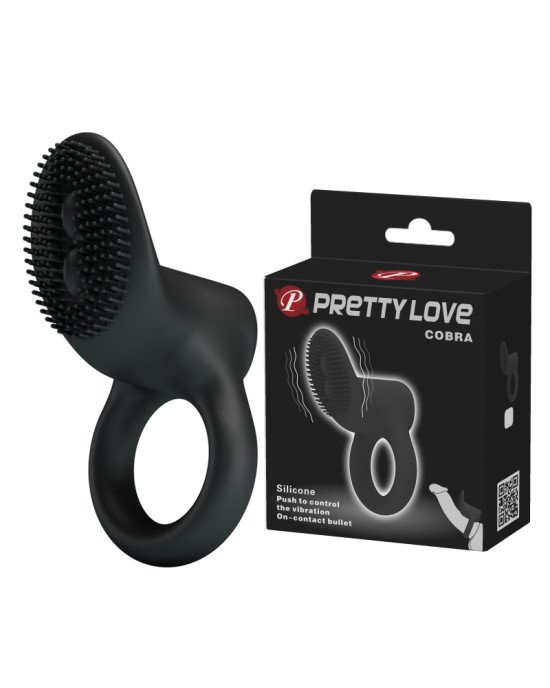 Ерекційне кільце - Pretty Love Cobra Penis Ring Black