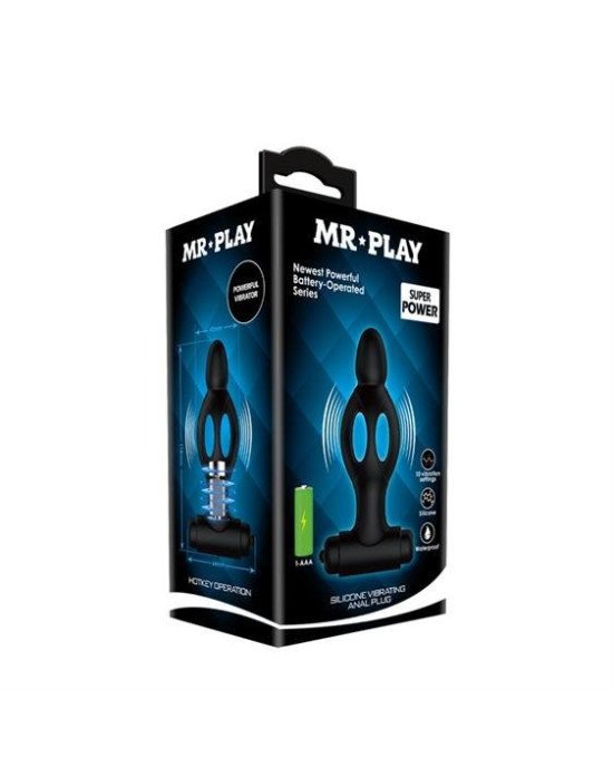 Анальна пробка - Mr.Play Silicone Vibrating Anal Plug Анальна пробка - Mr.Play Silicone Vibrating Anal Plug