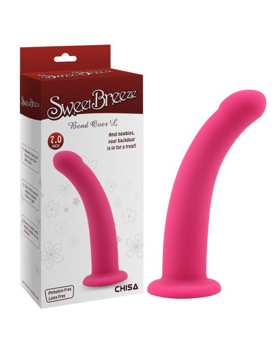 Фалоімітатор - Sweet Breeze Bend Over L Pink Фалоімітатор - Sweet Breeze Bend Over L Pink