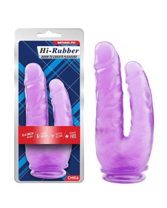 Подвійний фалоімітатор - Hi-Rubber 9.4 Подвійний фалоімітатор - Hi-Rubber 9.4