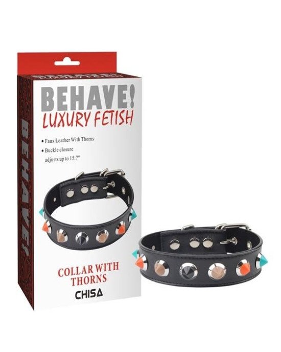 Нашийник - Behave! Collar With Thorns Нашийник - Behave! Collar With Thorns