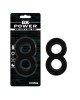 Ерекційне кільце - GK Power Duo Cock 8 Ball Ring Black Ерекційне кільце - GK Power Duo Cock 8 Ball Ring Black