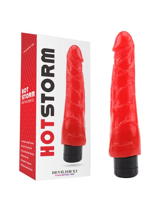 Реалістичний вібратор - Hot Storm Devilish X3 Реалістичний вібратор - Hot Storm Devilish X3