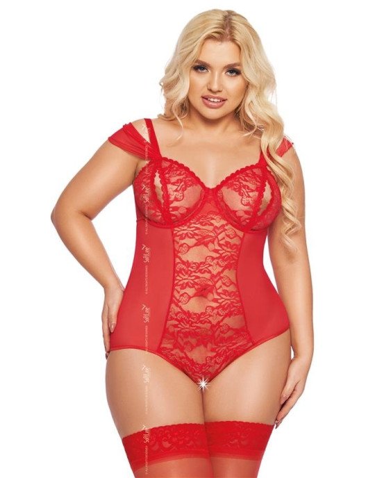 Боді - Dora, red 2XL Боді - Dora, red 2XL