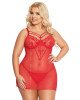 Пеньюар - Aldona, red 2XL Пеньюар - Aldona, red 2XL