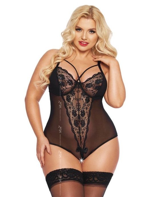 Боді - Amanda, black 2XL Боді - Amanda, black 2XL
