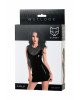 Плаття Glossy Lulu з матеріалу Wetlook, чорне S Плаття Glossy Lulu з матеріалу Wetlook, чорне S