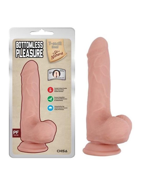 Фалоімітатор - T-skin ReaL Bottomless Pleasure Flesh Фалоімітатор - T-skin ReaL Bottomless Pleasure Flesh