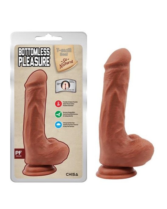 Фалоімітатор - T-skin ReaL Bottomless Pleasure Latin Фалоімітатор - T-skin ReaL Bottomless Pleasure Latin