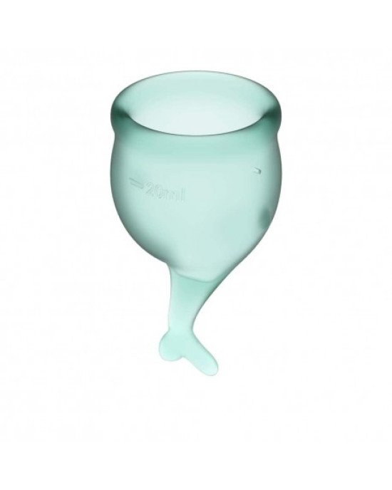 Менструальні чаші - Satisfyer Feel Secure Dark Green