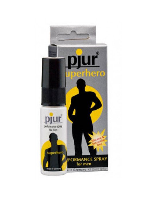 Збуджуючий спрей - Pjur Superhero Performance Spray, 20 мл Збуджуючий спрей - Pjur Superhero Performance Spray, 20 мл