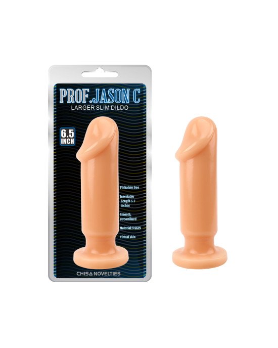Анальна пробка - Prof.Jason C Large Slim Dildo 6.5 Анальна пробка - Prof.Jason C Large Slim Dildo 6.5