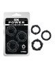Ерекційні кільця - GK Power Beaded Cock Rings Black Ерекційні кільця - GK Power Beaded Cock Rings Black